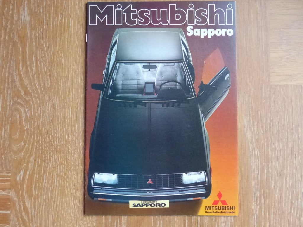 Mitsubishi Sapporo 1983 brochure Duits, Verzenden, Zo goed als nieuw, Mitsubishi