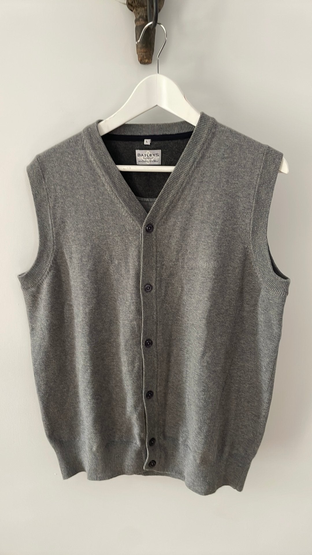 Zgan vest zonder mouwen/gilet van Baileys, Ophalen of Verzenden, Zo goed als nieuw, Maat 52/54 (L), Grijs