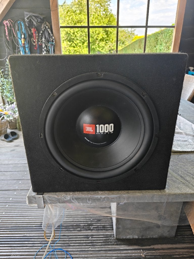 JBL 1000watts Subwoofer, Ophalen of Verzenden, Gebruikt