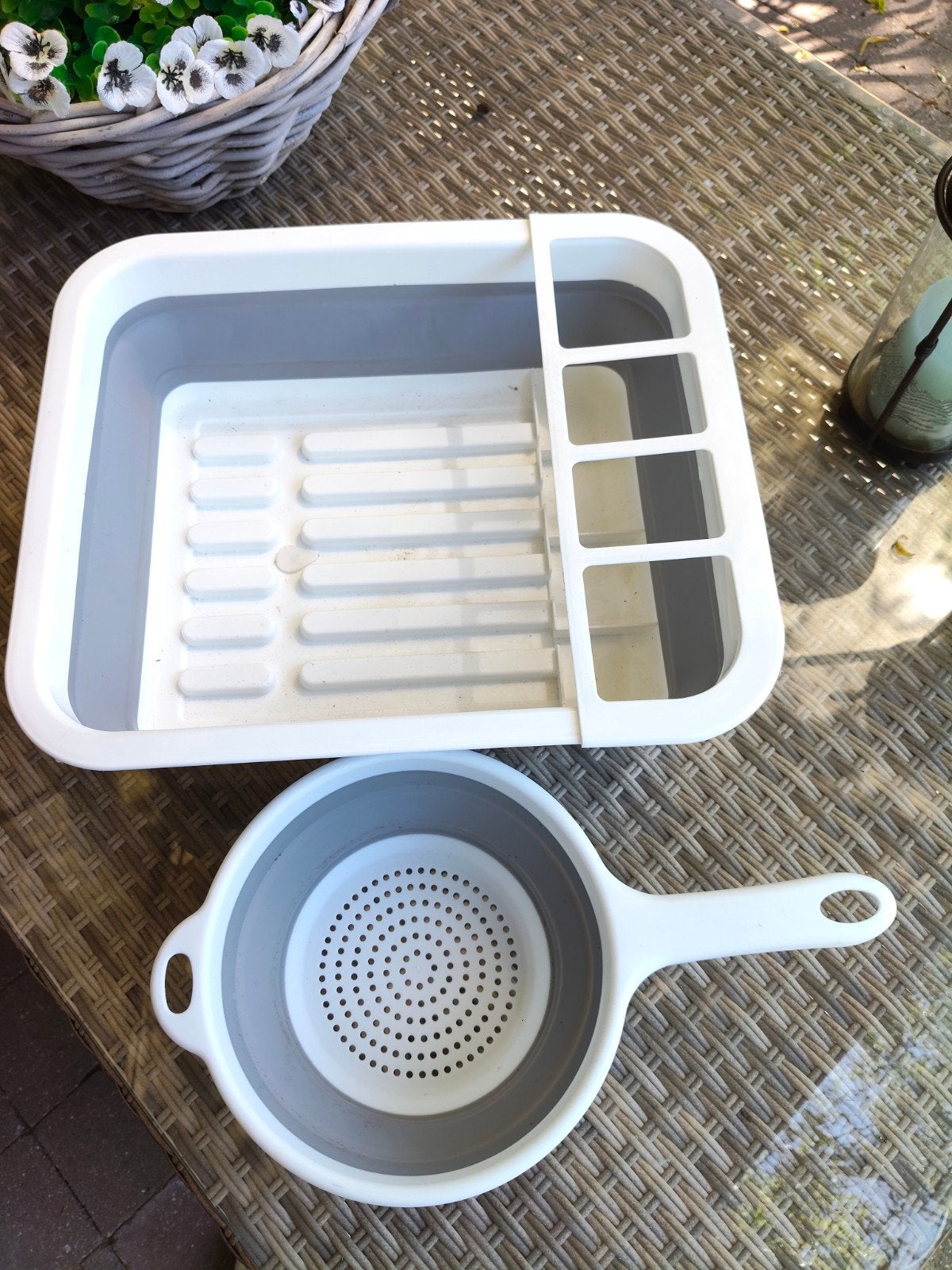 Camping set afdruiprek en vergiet, Ophalen, Nieuw