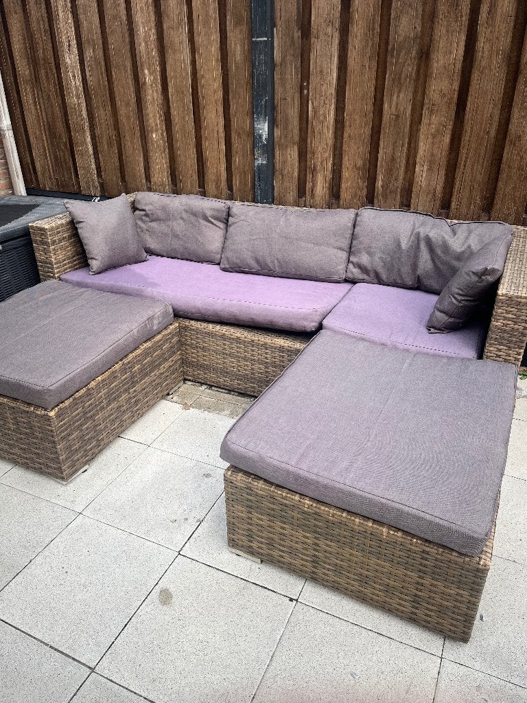 Tuinbank, Tuin en Terras, Ophalen, Gebruikt, Kunststof