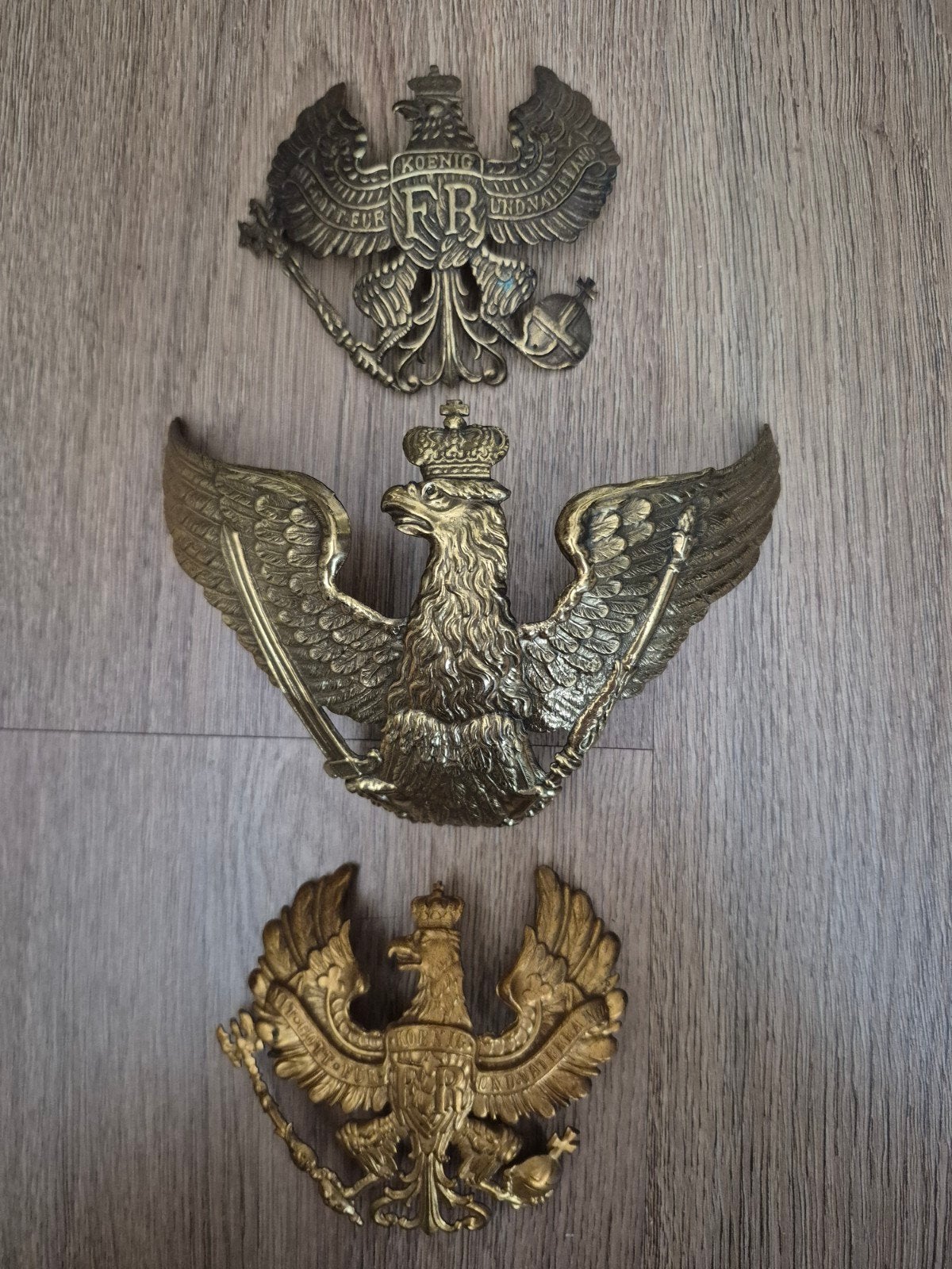 pickelhaube emblemen, pinhelm wo1 ww1, Verzenden, Landmacht, Duitsland, Embleem of Badge