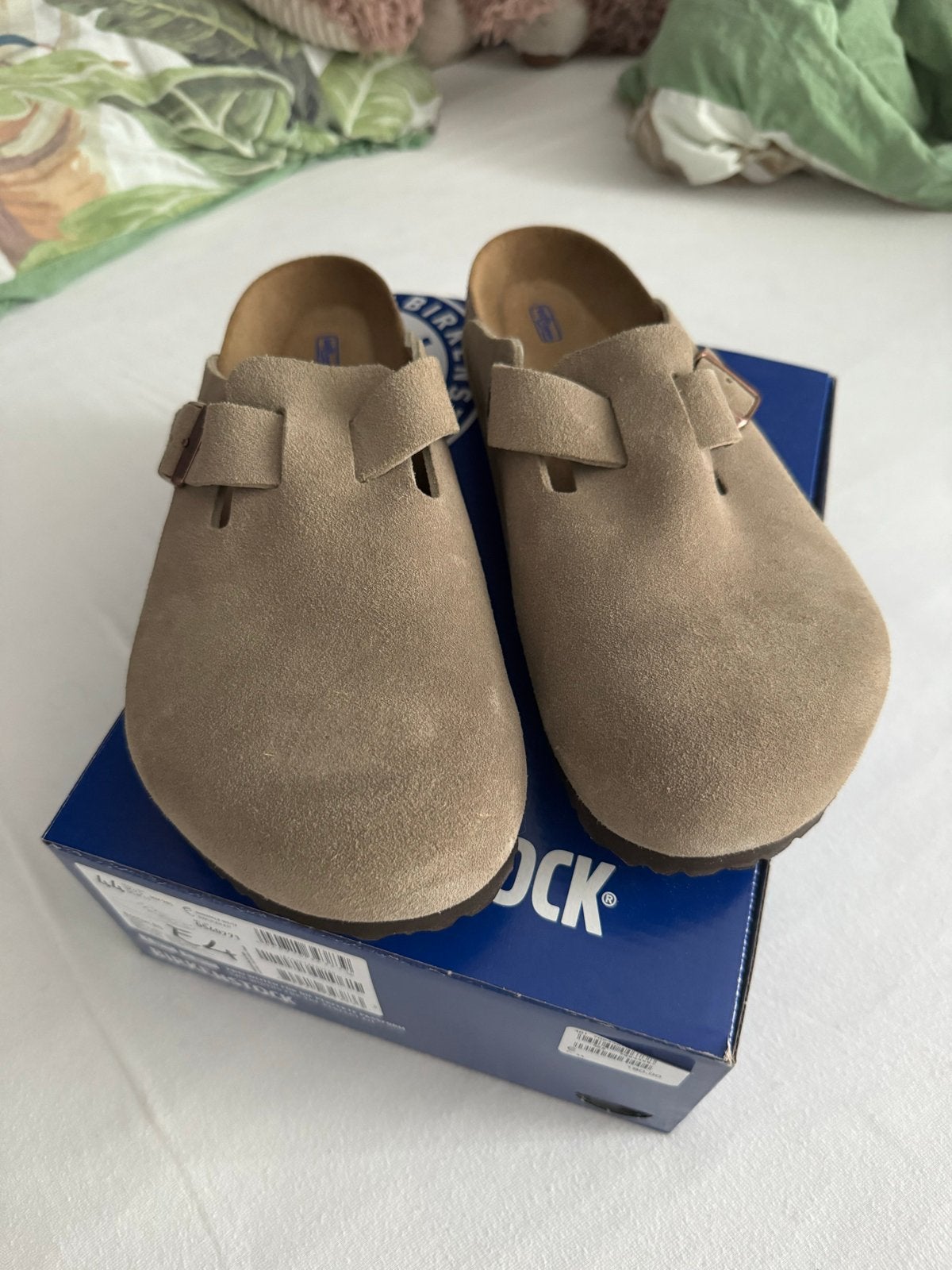 Birkenstock Boston BS Taupe Maat 44 - Helemaal Nieuw, Ophalen of Verzenden, Nieuw, Overige kleuren, Klompen