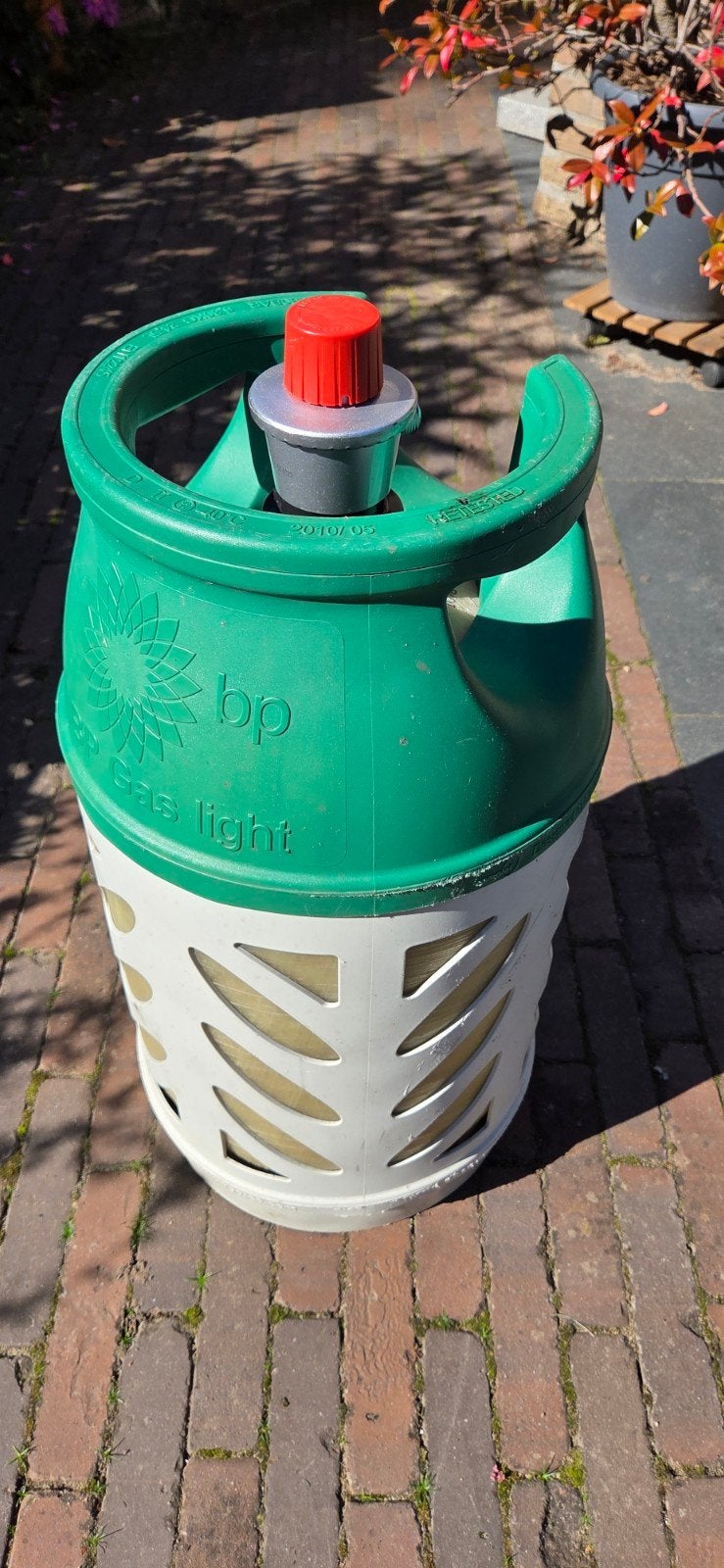 BP gasfles 10 liter LEEG, Ophalen, Zo goed als nieuw