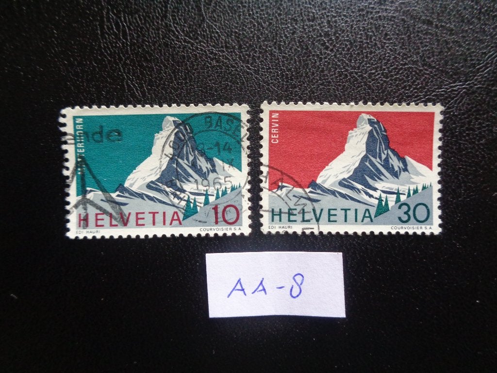 zwitserland - zwitserse alpen 1965 (aa-8), Ophalen of Verzenden, Gestempeld