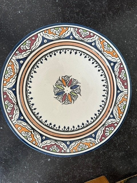 Marokkaans aardewerk, Gebruikt, Ophalen of Verzenden, Schaal of Schalen, Overige stijlen