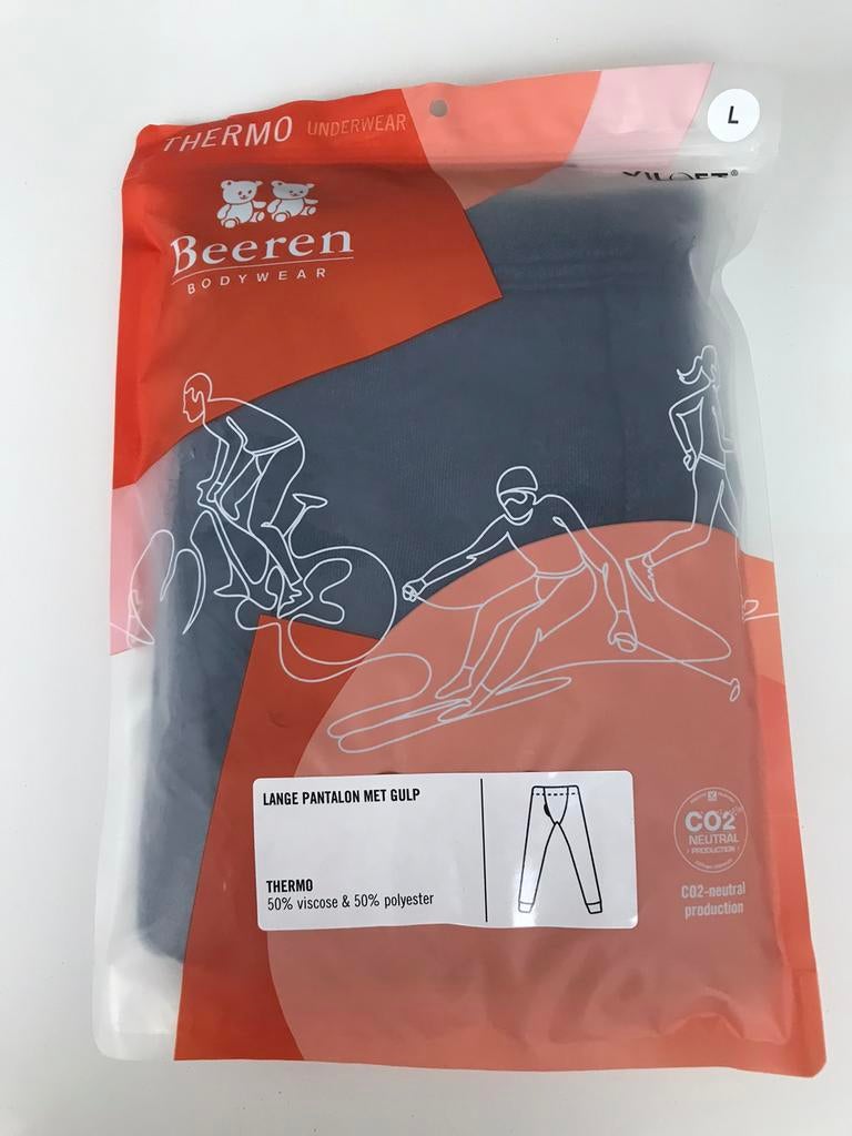 Beeren thermo pantalon thermo broek L nieuw in verpakking, Ophalen, Zwart