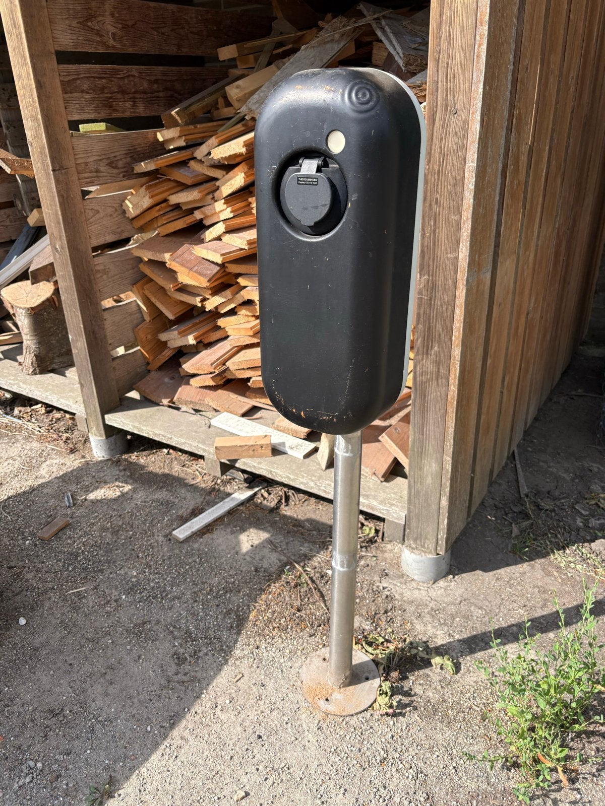 New motion laadpaal met rvs standaard, Auto diversen, Laadpalen, Ophalen, Zo goed als nieuw, Laadpaal