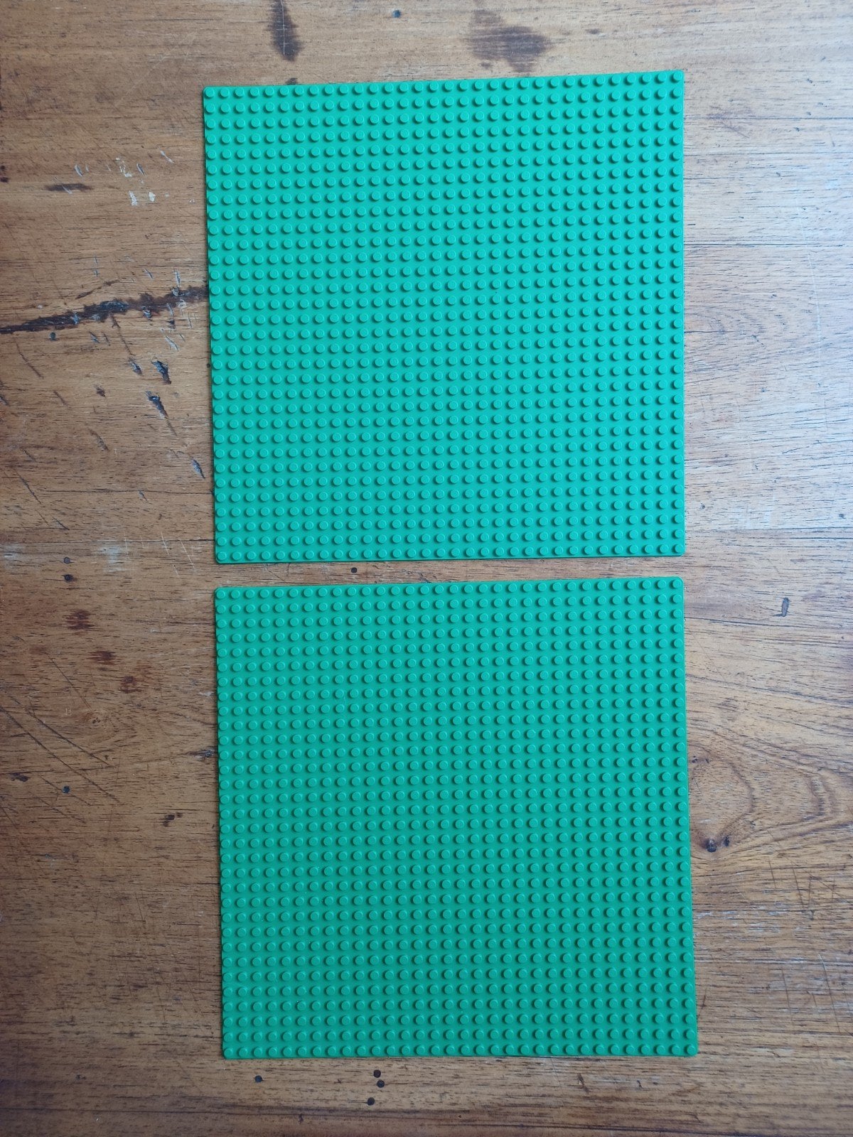 2x Groene LEGO Grondplaat 32 x 32, Kinderen en Baby's, Speelgoed | Duplo en Lego, Ophalen, Gebruikt, Grondplaat, Lego