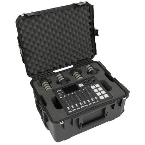 Rodecaster Pro: koffer, PodMics, kabels: meteen beginnen!, Ophalen of Verzenden, Gebruikt, 5 tot 10 kanalen, Microfooningang