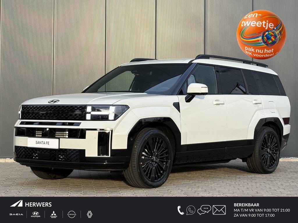 Hyundai Santa Fe 1.6 T-GDI PHEV Black Line 4WD 7p / Apple Ca, Automaat, Euro 6, 4 cilinders, 252 pk