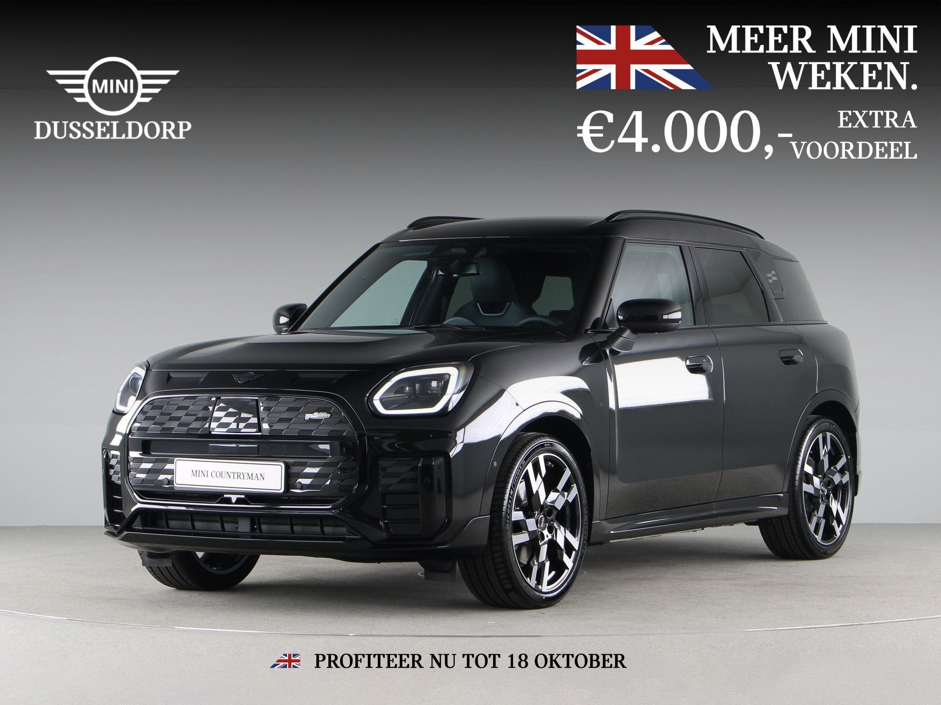 MINI Countryman E John Cooper Works Pakket S PRIVATE LEASE E, Zwart, Countryman, Zwart, Nieuw