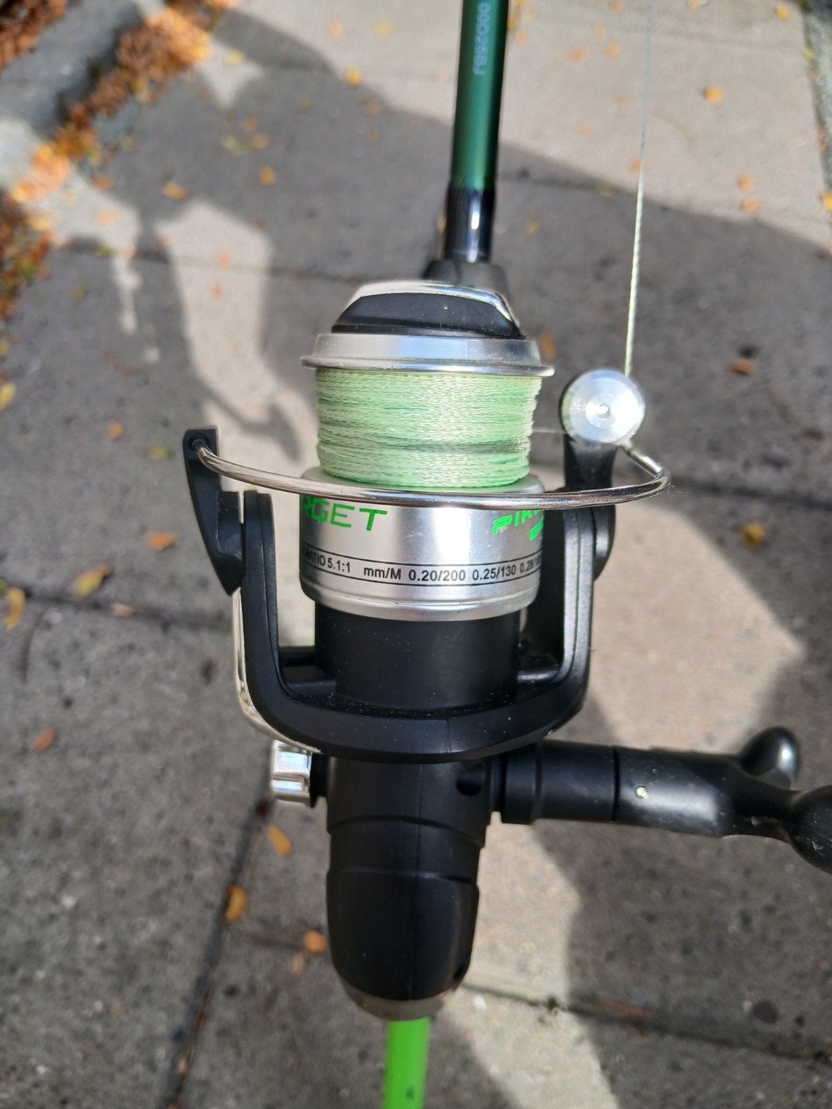 Mitchell Target 2.0 Pike Werphengel met Molen, Ophalen, Zo goed als nieuw, Complete hengel