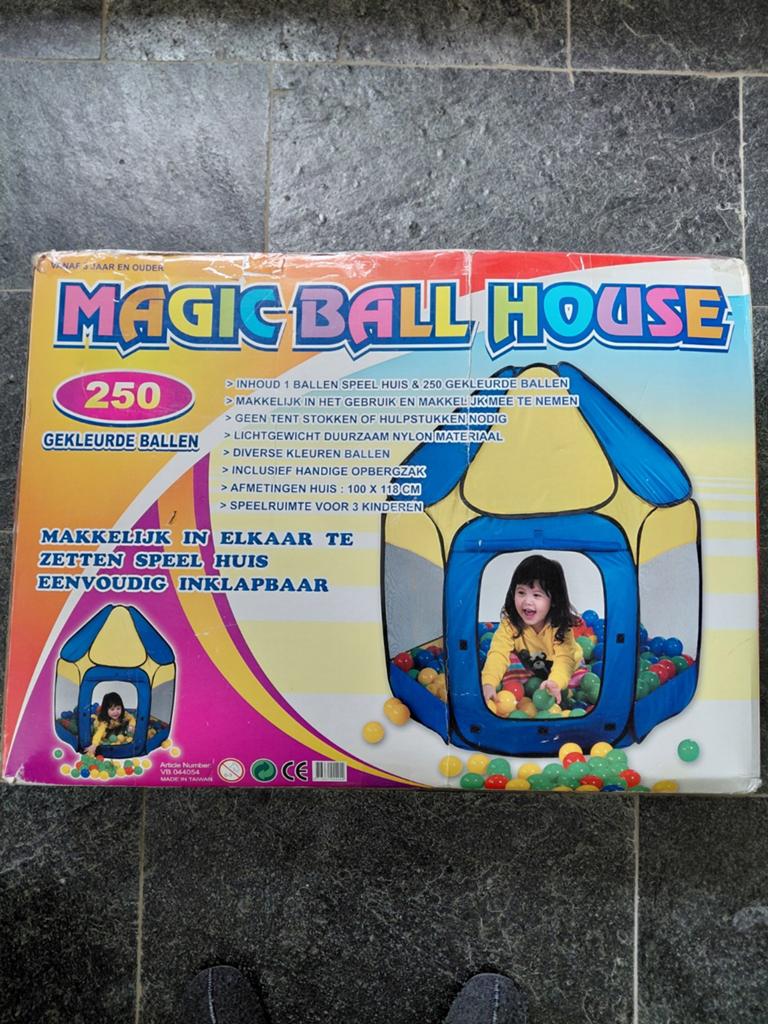 Magic Ball House met ca. 250 gekleurde ballen, Ophalen, Jongen of Meisje