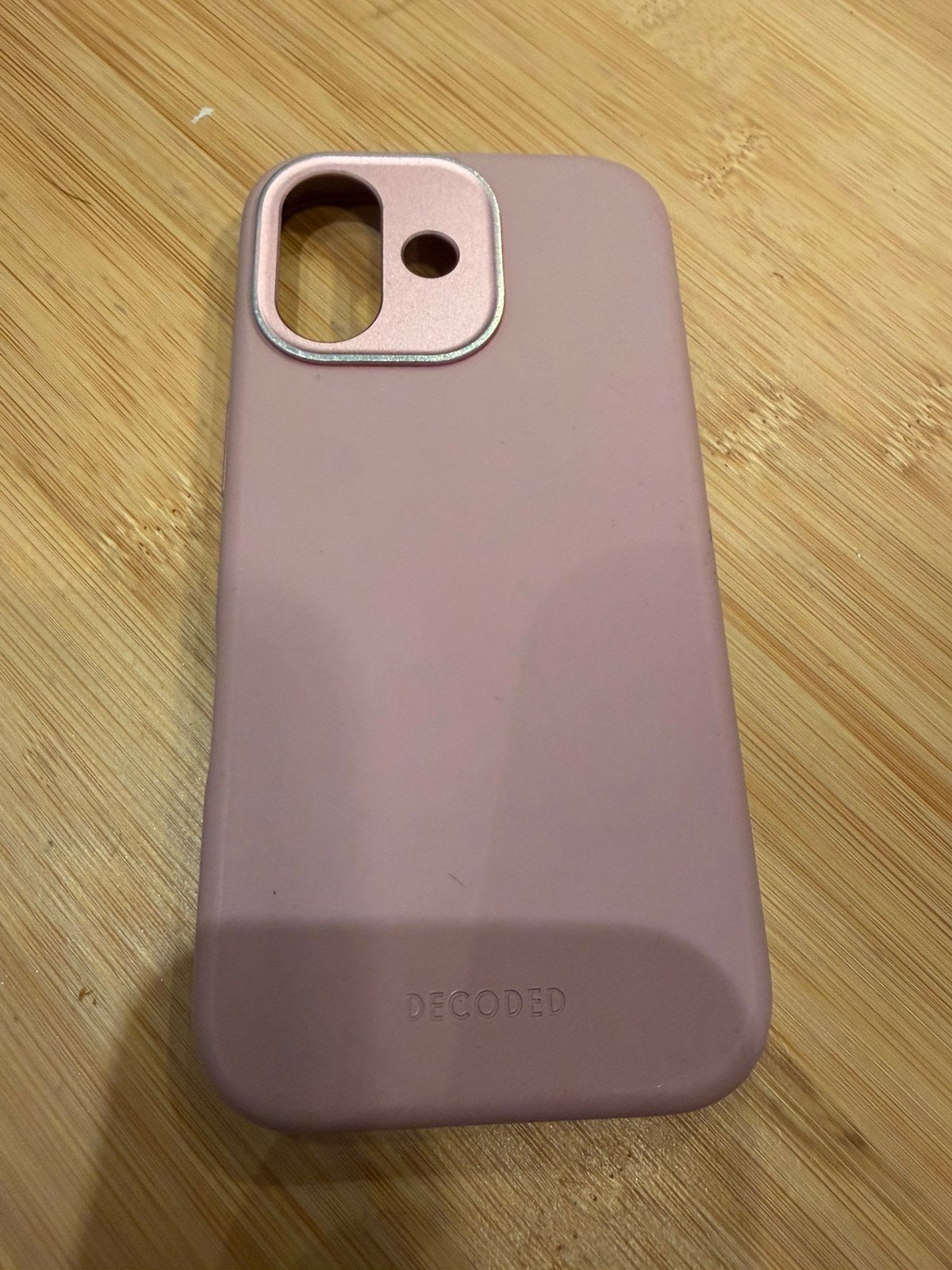 Hoesje iphone 17 zacht roze  merk Decoded