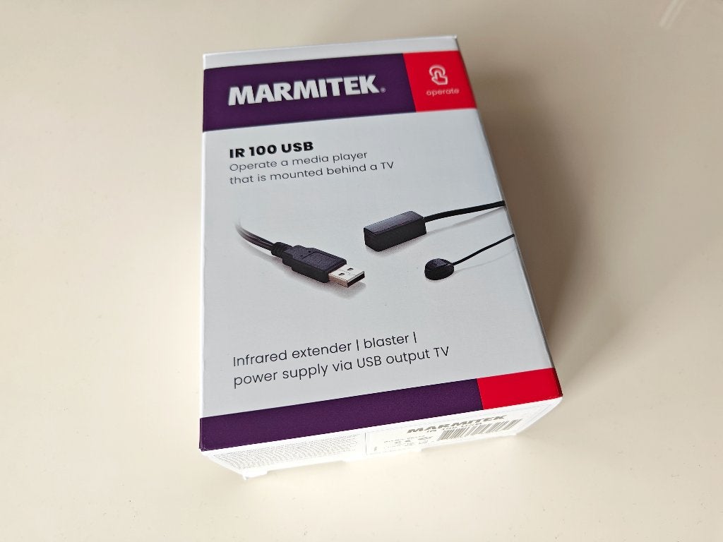 Marmitek IR 100 USB Infrarood Extender/Blaster, Ophalen of Verzenden, Zo goed als nieuw, Origineel, Dvd