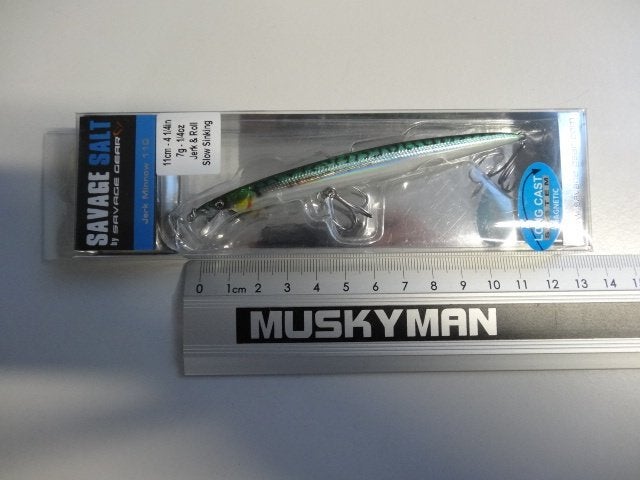 Kunstaas: Savage Gear Jerk Minnow 110 Slow Floating Pluggen, Verzenden, Nieuw, Overige typen