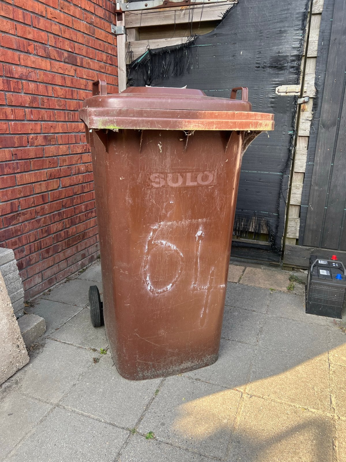 Afvalcontainer 140 liter, 40 liter of meer, Ophalen, Gebruikt, Kunststof