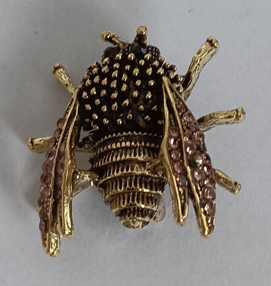 Bij broche, Overige materialen, Overige kleuren, Minder dan 4 cm, Nieuw