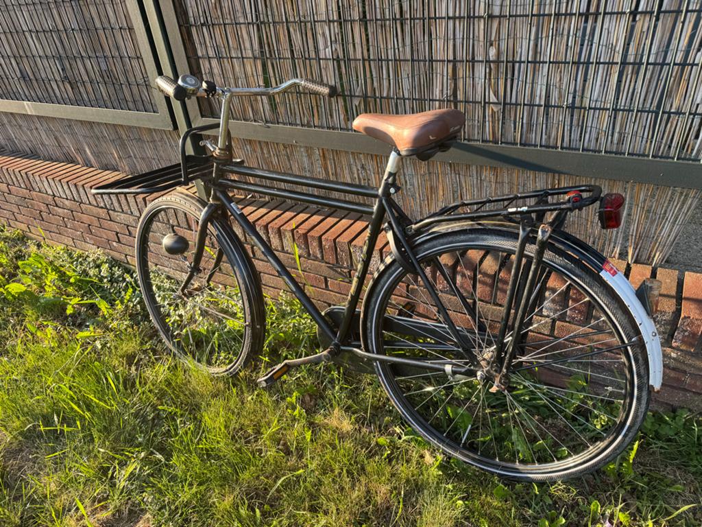 BSP zwarte heren Transportfiets - 28inch, Ophalen of Verzenden, Gebruikt, Overige merken, Versnellingen