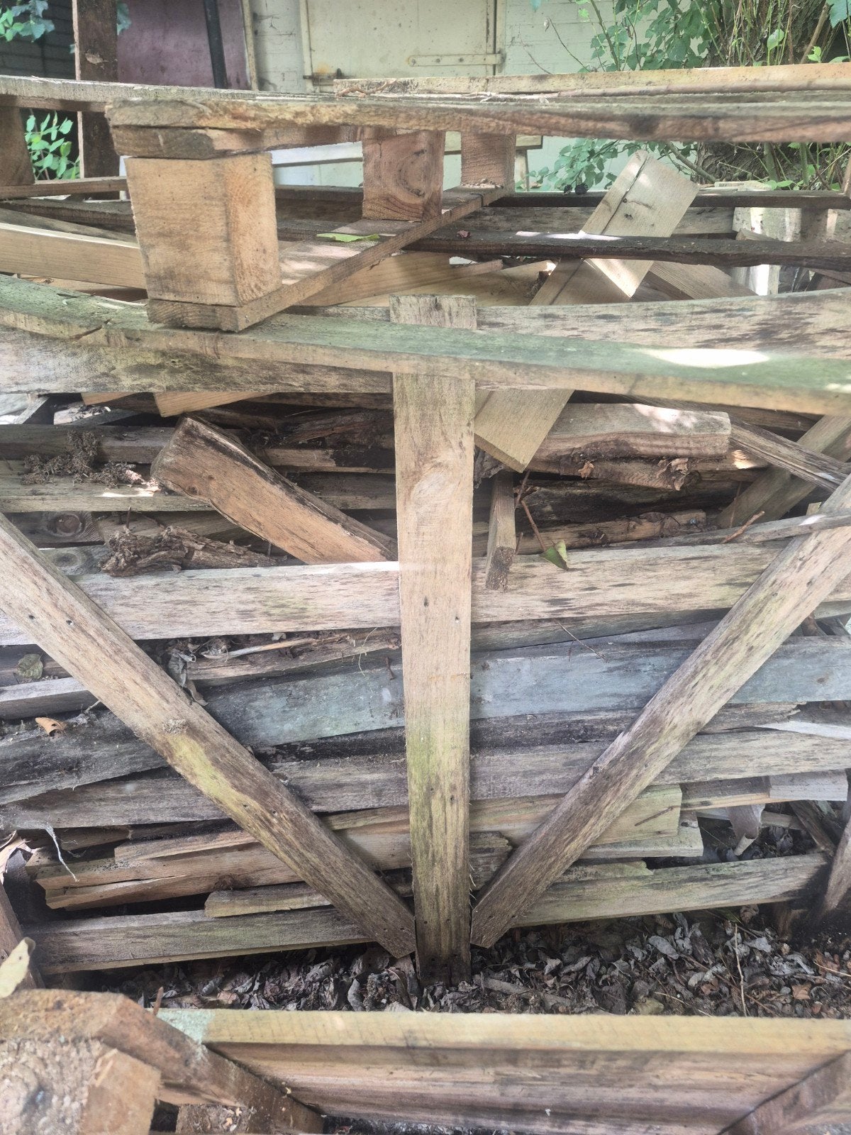 brandhout gebruikte planken en pallets, Doe-het-zelf en Verbouw, Hout en Planken, Ophalen, Gebruikt, 25 tot 50 mm, Plank