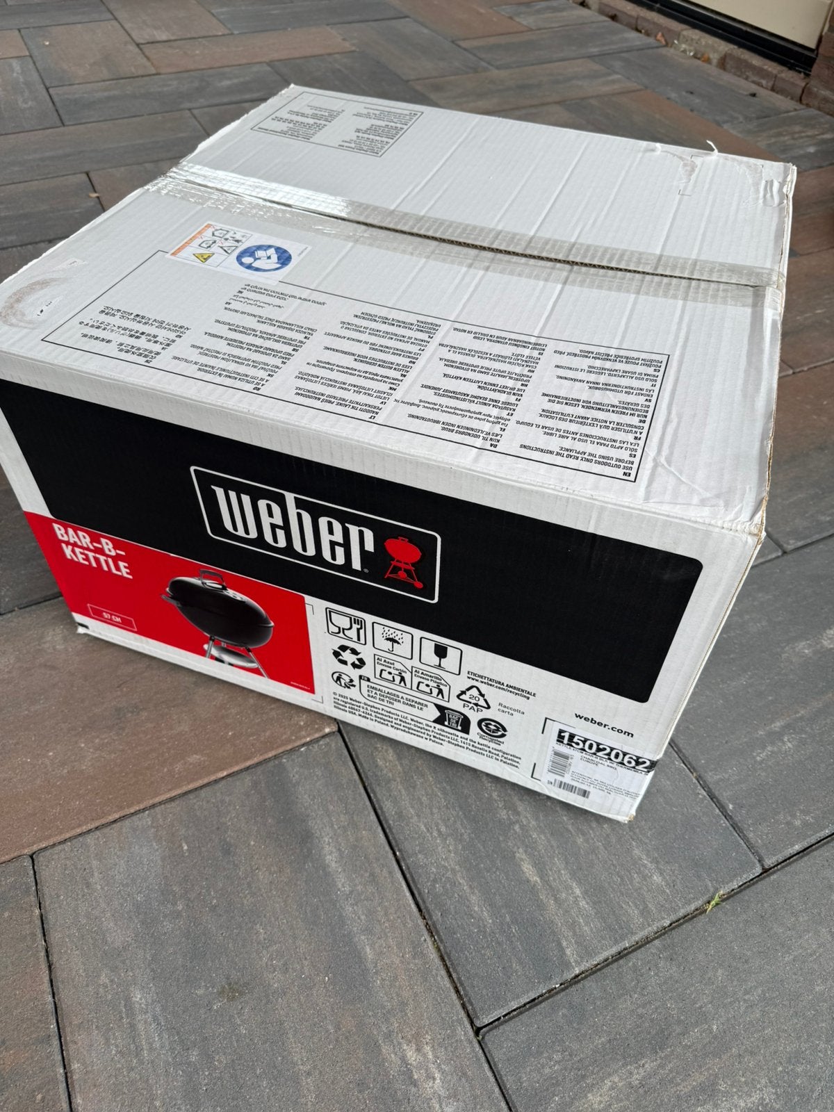 Weber Barbecue 57cm  Nieuw. Bar-b kettle, Ophalen, Nieuw, Weber