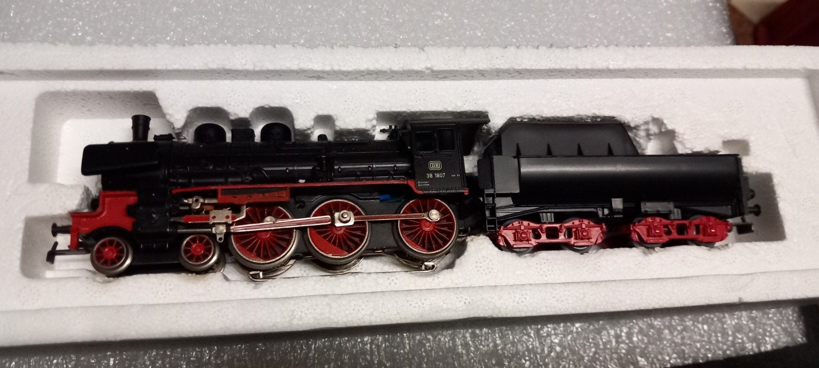 Te koop marklin stoomlok  DB 38 ho Digitaal Wisselstroom, Wisselstroom, Locomotief, Verzenden, Zo goed als nieuw
