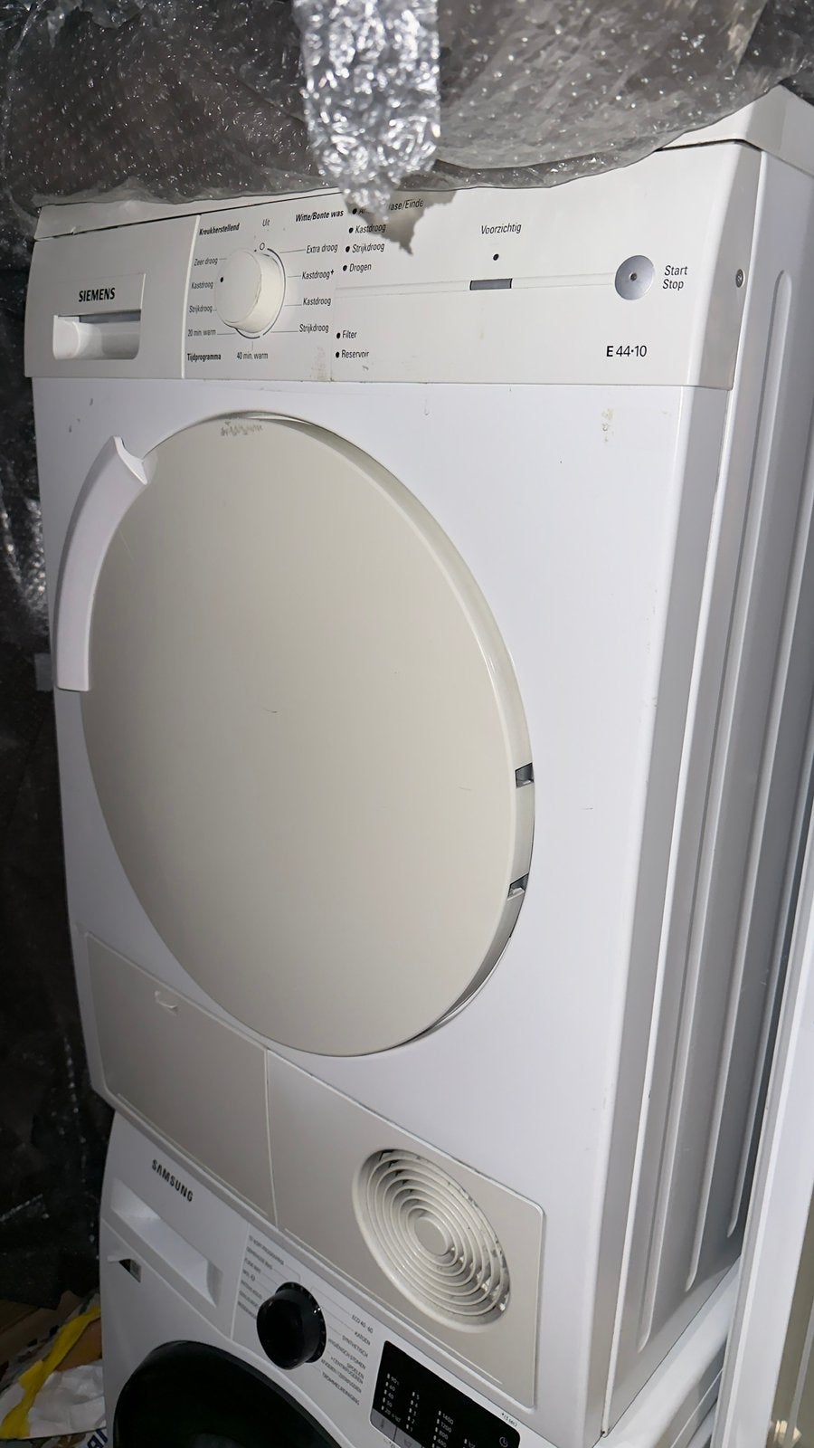 Siemens wasdroger, Witgoed en Apparatuur, Wasdrogers, 6 tot 8 kg, Ophalen, Zo goed als nieuw, Condens