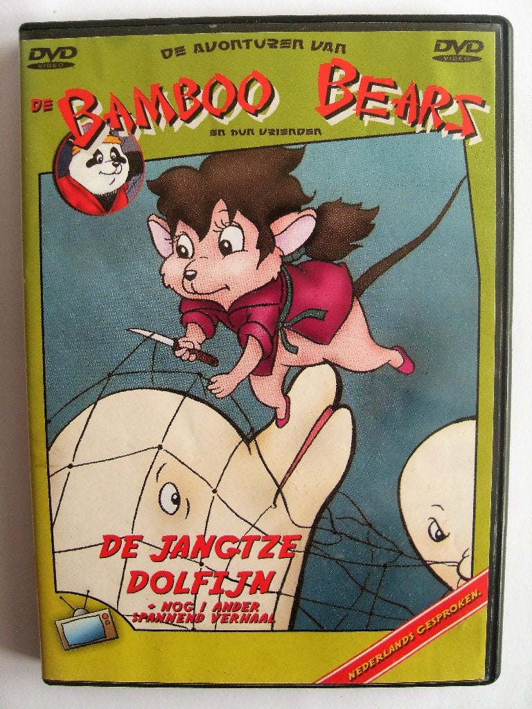 De Bamboo Bears - de Jangtze dolfijn (originele dvd), Europees, Gebruikt, Tekenfilm, Alle leeftijden