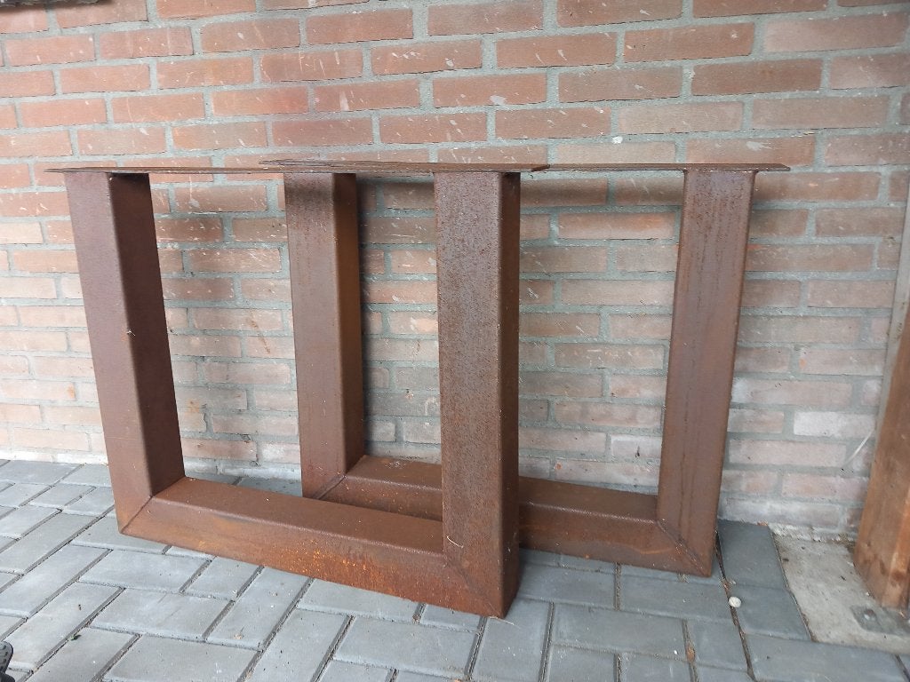 Stalen U-poten, Ophalen, Tafelpoot, Gebruikt, 50 tot 100 cm