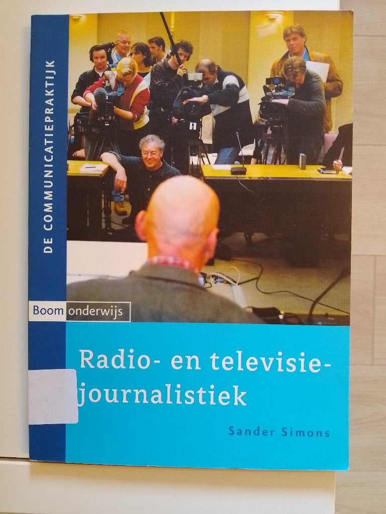 Radio en televisiejournalistiek, 9789053529584 € 19,99, Ophalen of Verzenden, Alpha, Zo goed als nieuw, HBO