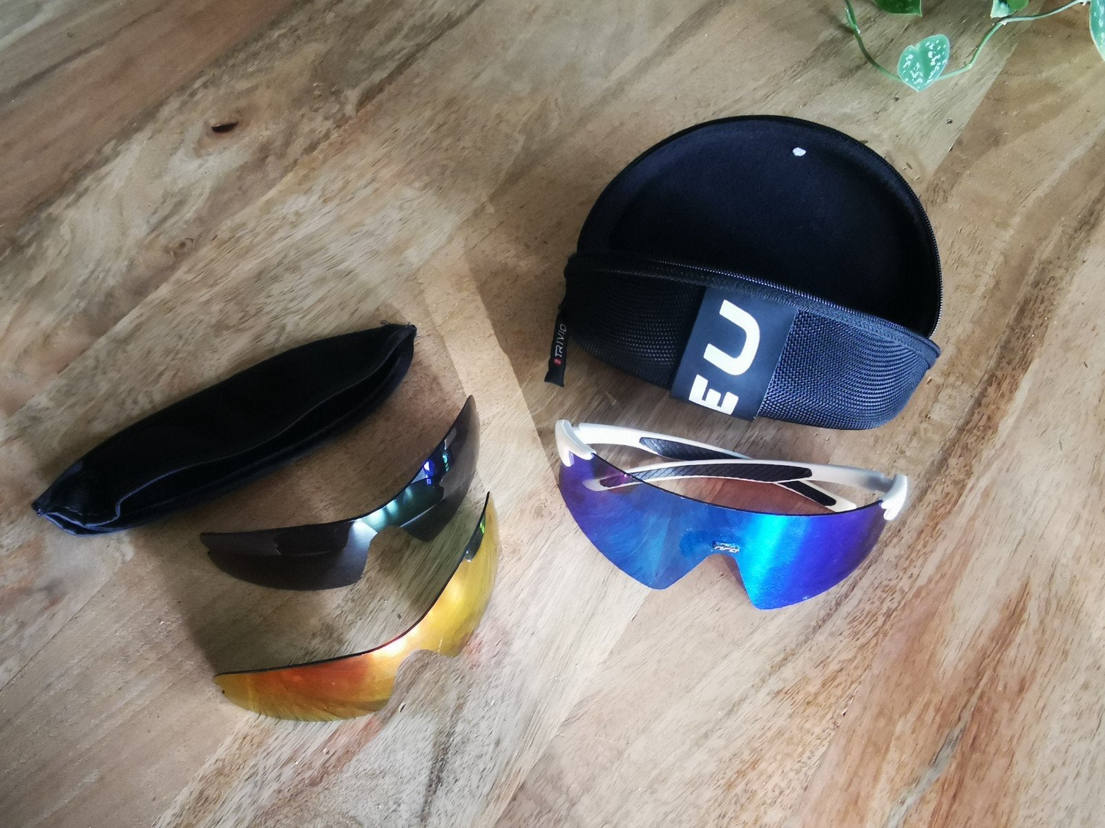 Trivio fietsbril schaatsbril, Ophalen of Verzenden, Zo goed als nieuw, Overige typen