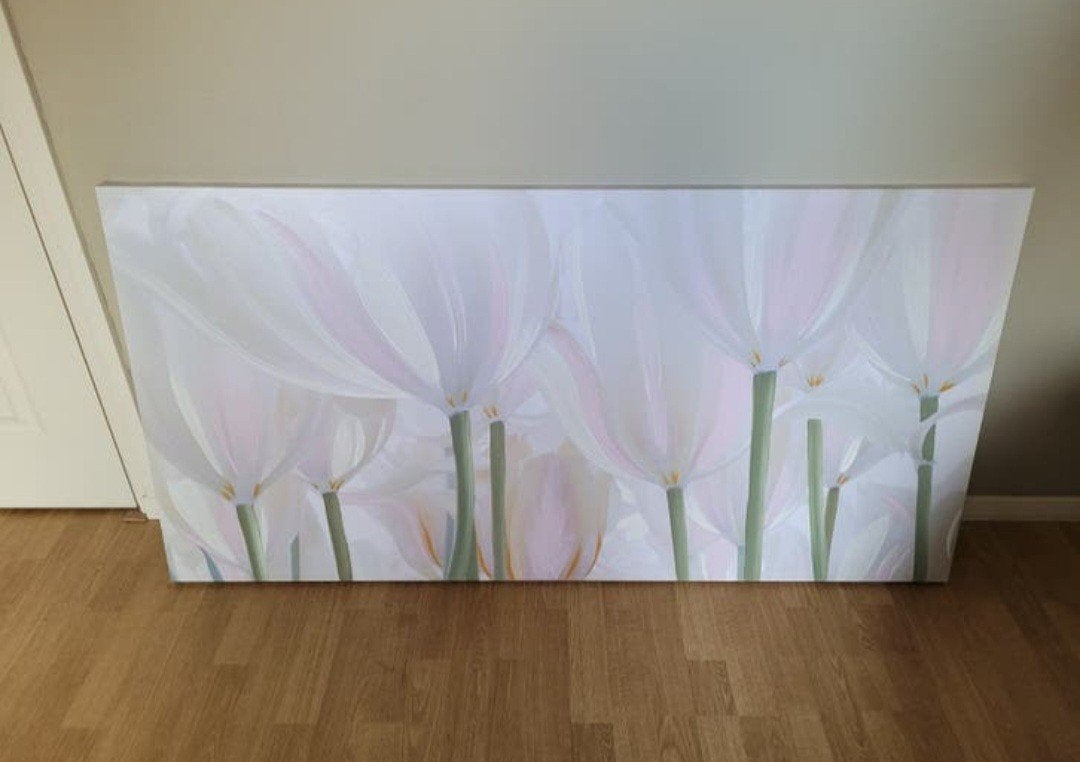 nieuw canvas schilderij Tulpen/schildersdoek, Ophalen, 50 – 75, Oorspronkelijke maker, Nieuw