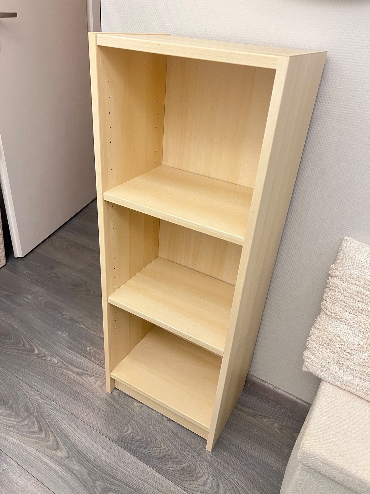 IKEA Billy Boekenkast Lichteiken 40x28x106 cm, Met plank(en), Minder dan 50 cm, Gebruikt, 100 tot 150 cm