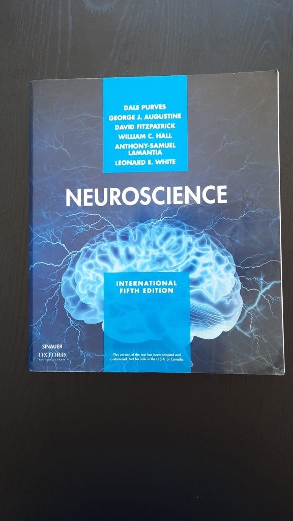 Neuroscience - Fifth edition, Boeken, Gelezen, Ophalen of Verzenden, Purves et al, Natuurwetenschap