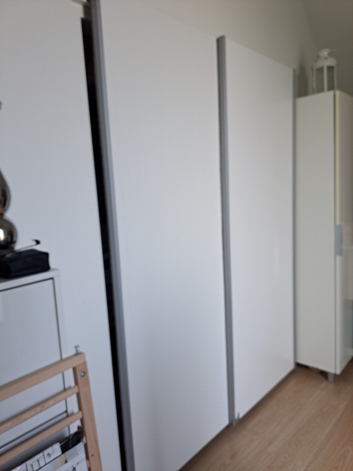 4 Witte Schuifdeuren 195 x 77 cm - Over van Kast, Ophalen, Gebruikt, 50 tot 100 cm, 150 tot 200 cm