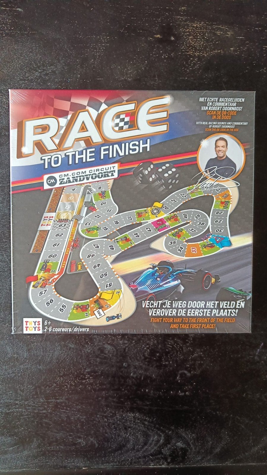 Race to the Finish Bordspel, Vijf spelers of meer, Ophalen of Verzenden, Nieuw, Thys Toys