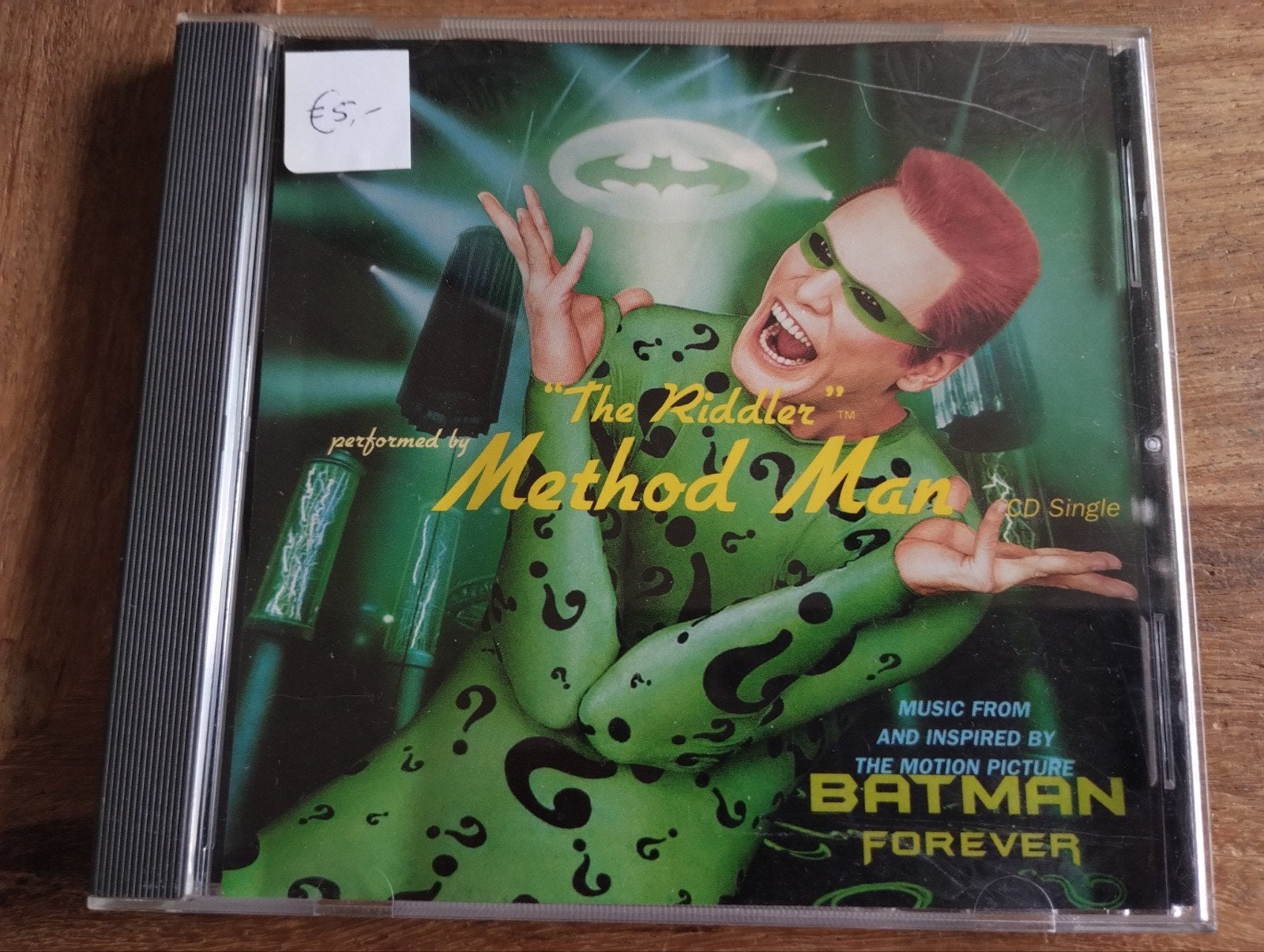 Method Man - The Riddler CD Single (Batman Forever), Ophalen of Verzenden, Gebruikt, Hiphop en Rap