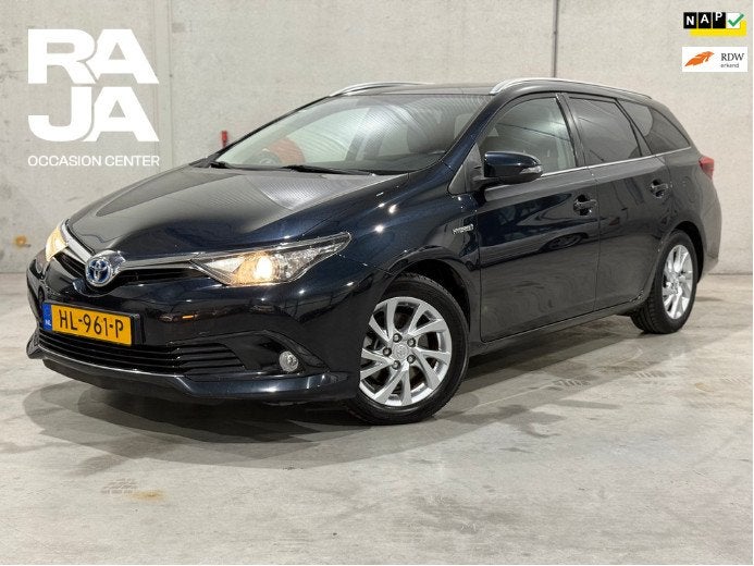 Toyota Auris Touring Sports 1.8 Hybrid Lease NAP Cruise Clim, Auto's, Toyota, Gebruikt, Euro 6, Blauw, Origineel Nederlands