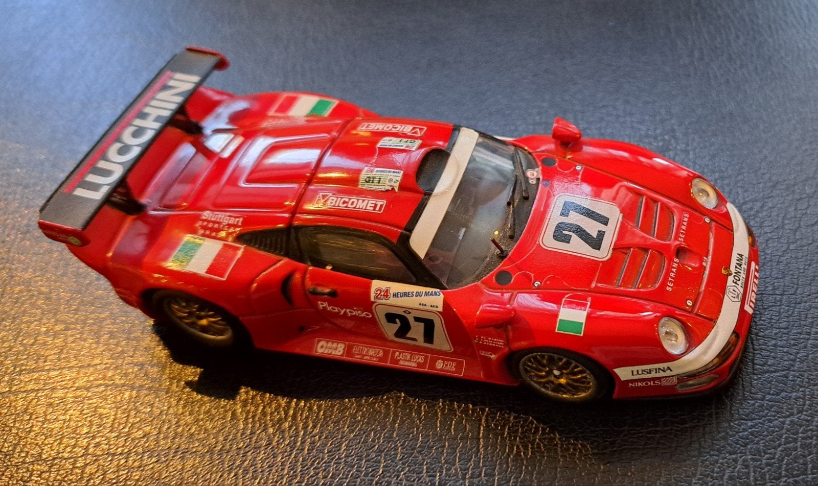 Minichamps 1:43 Porsche 911 GT1 (996) 1997, Ophalen of Verzenden, Zo goed als nieuw, Auto, MiniChamps