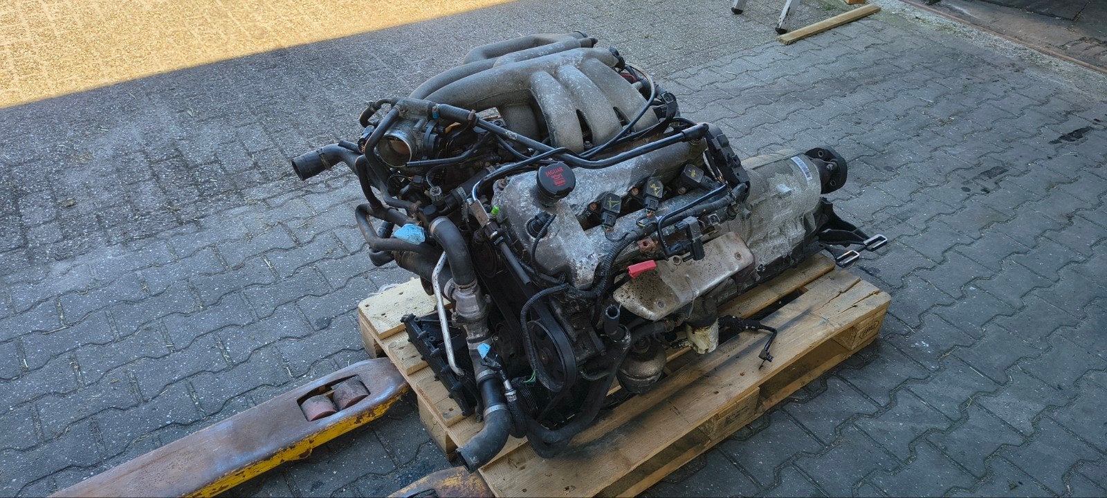Jaguar S-type 2.5 V6 motorblok en automaatbak, Ophalen, Gebruikt, Jaguar