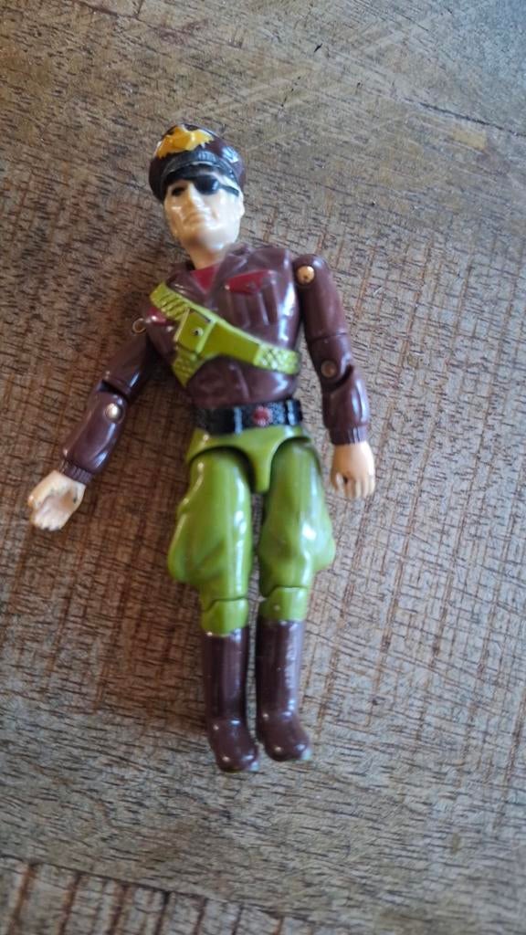 Vintage actiefiguur met ooglapje - Poppetje, Ophalen of Verzenden, Gebruikt