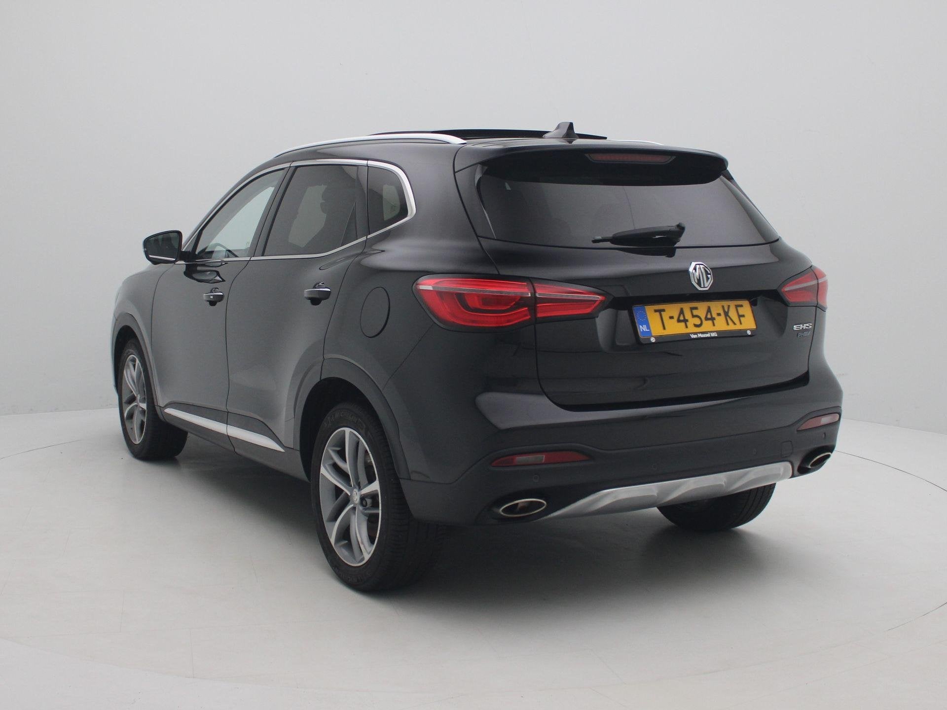 MG EHS 1.5 TGDI PHEV Aut. Luxury | Navi | Leder | Panoramada, Auto's, MG, 12 maanden, Gebruikt, 4 cilinders, Zwart