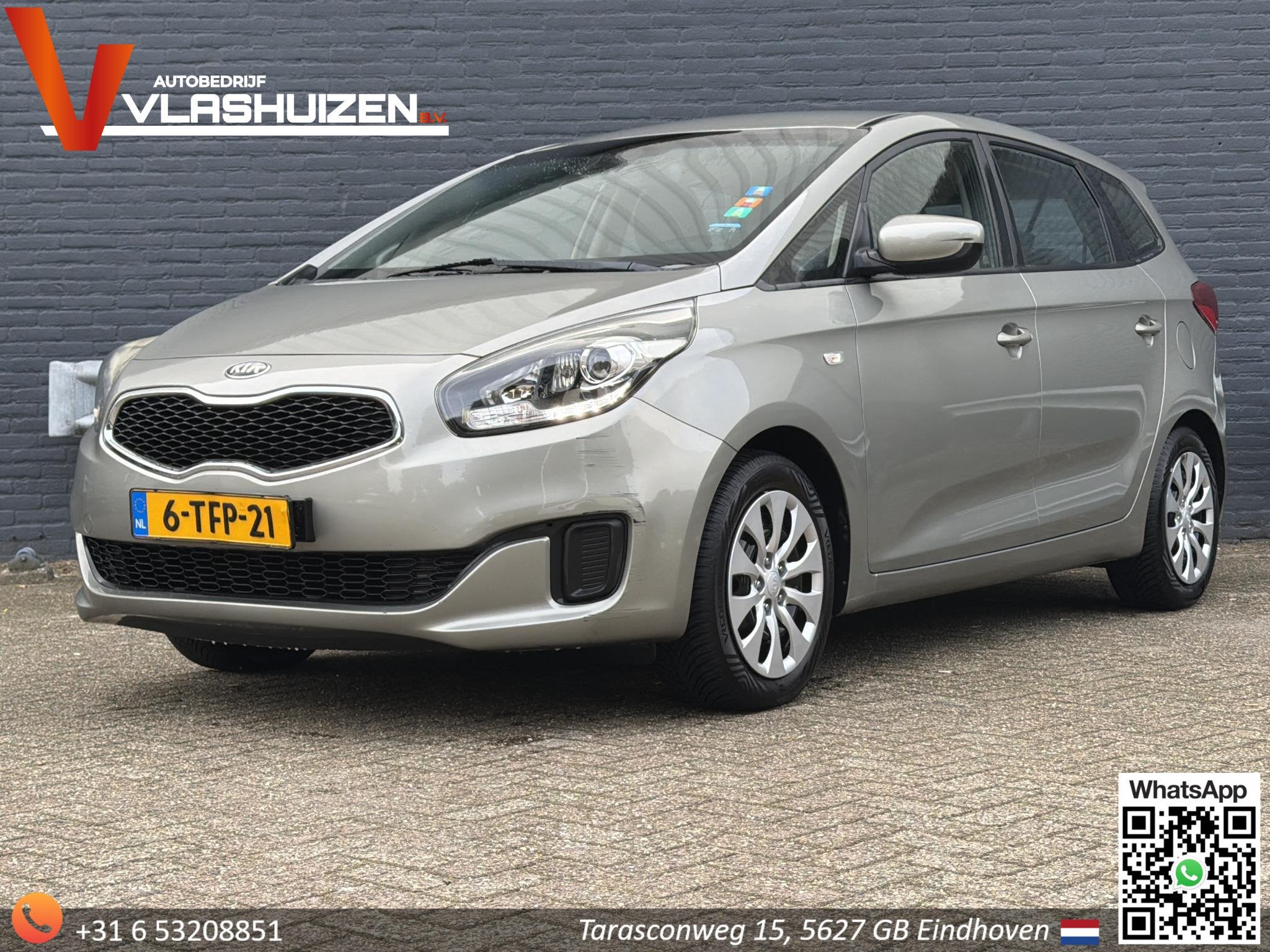 Kia Carens 1.6 GDi First Edition | Camera | Cruise | Climate, Voorwielaandrijving, Euro 5, Gebruikt, 1591 cc