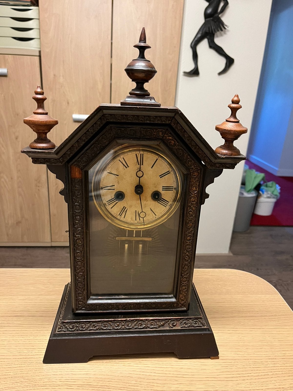 Antieke pendule klok, Antiek en Kunst, Antiek | Klokken, Ophalen