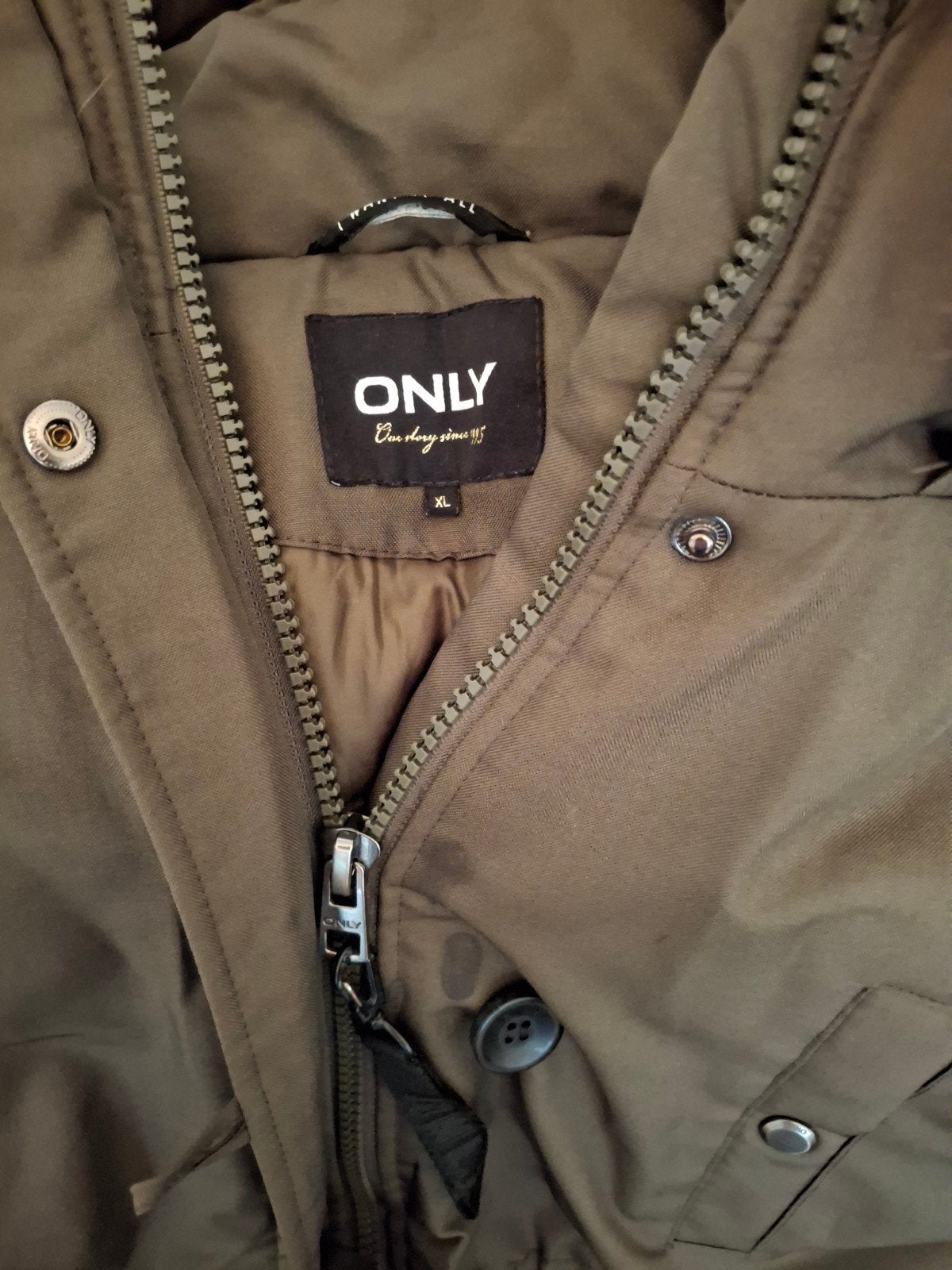 Only jas, Kleding | Dames, Jassen | Winter, Ophalen of Verzenden, Zo goed als nieuw, Zwart