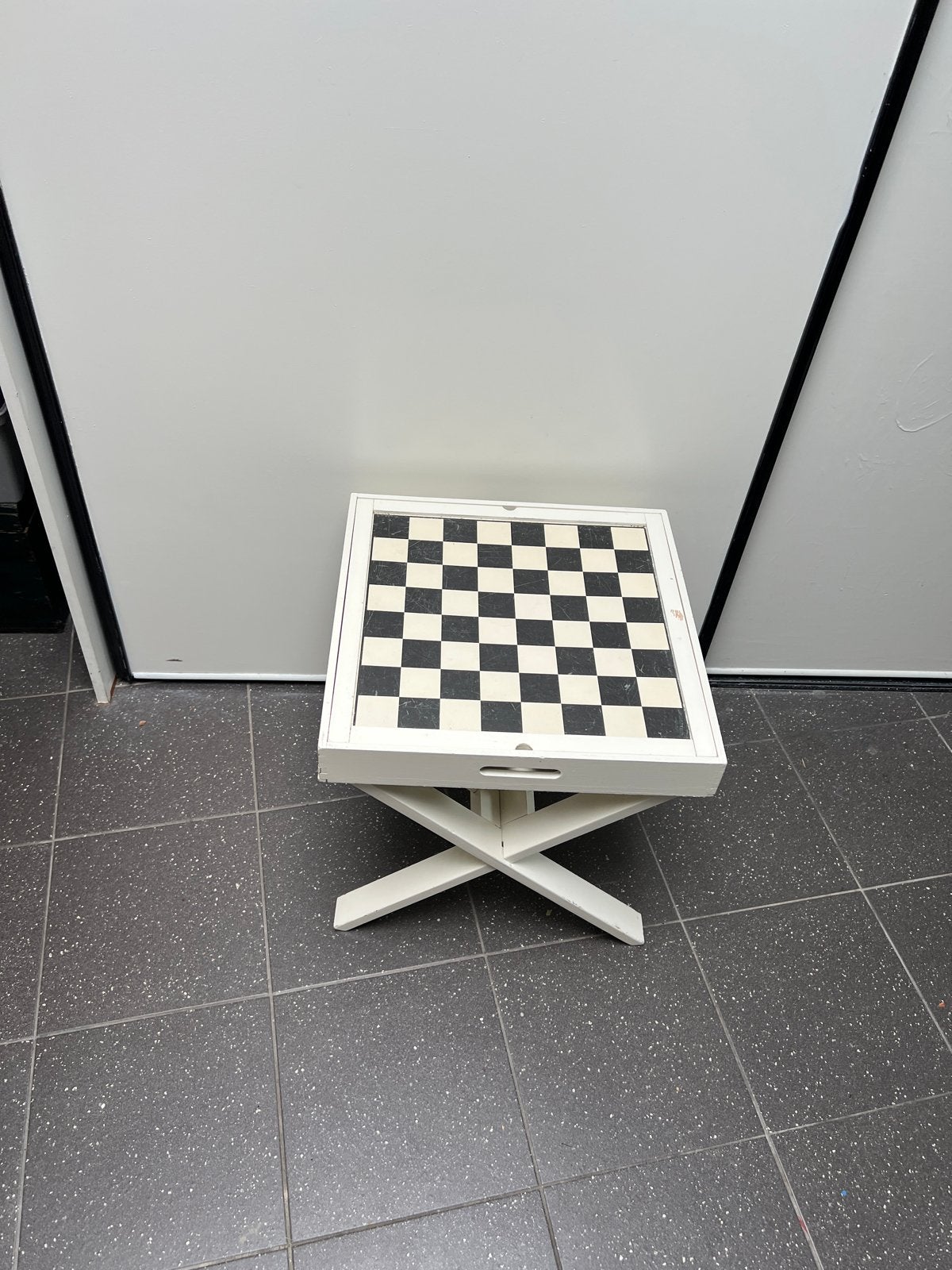 Schaak- en Backgammon Tafel (2-in-1), Antiek en Kunst, Ophalen