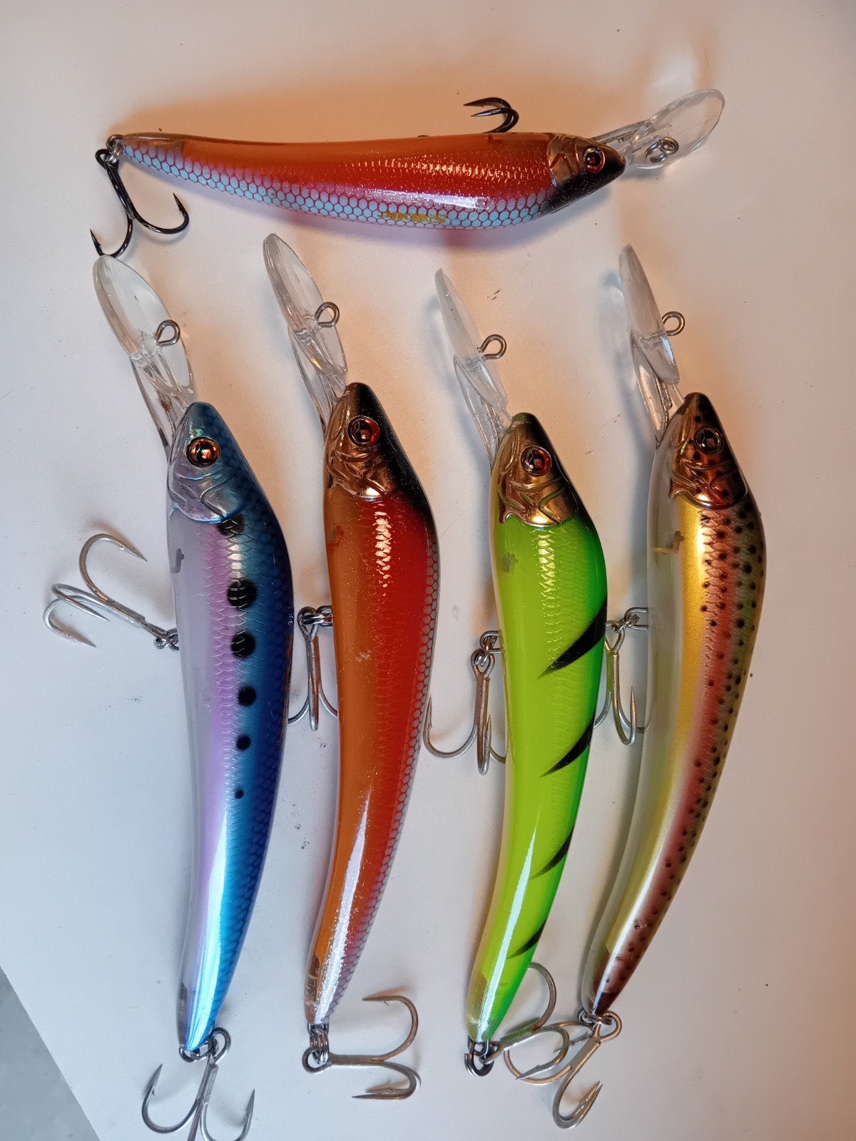 5x  Sebile Koolie Minnow. kunstaas, Watersport en Boten, Ophalen of Verzenden, Zo goed als nieuw, Overige typen