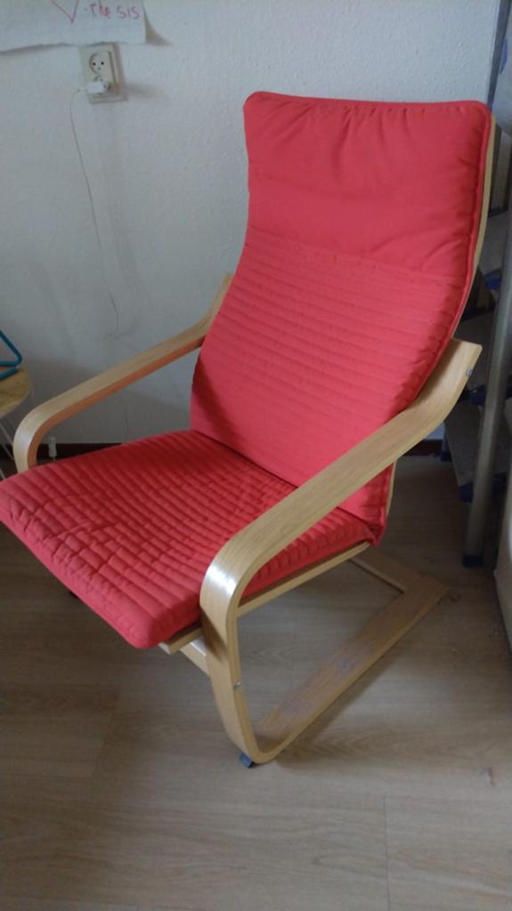 Comfortabele rode stoel, Ophalen, Modern, Comfortabel, Gebruikt, Stof