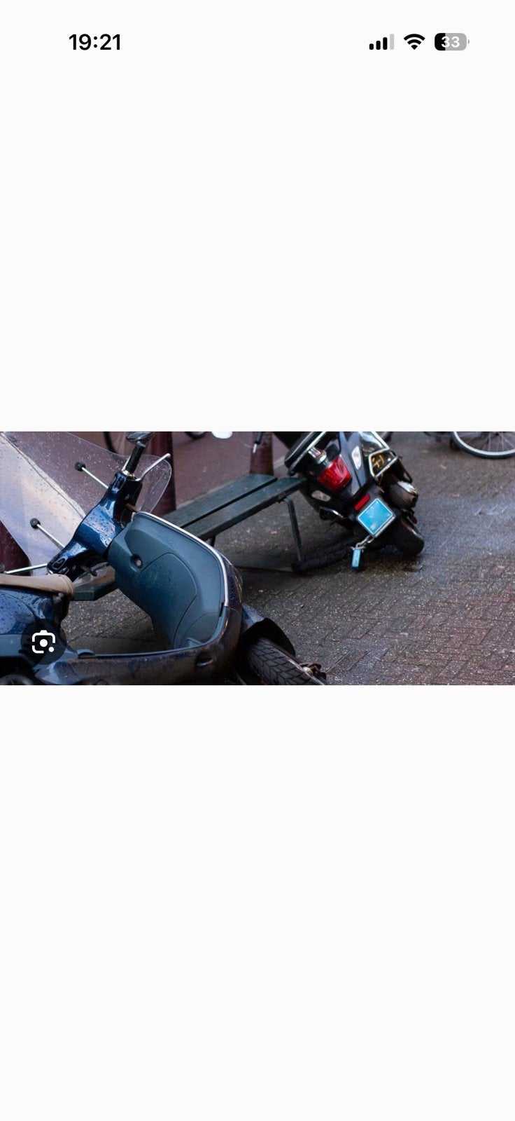 Gezocht scooter met kapschade, Fietsen en Brommers, Ophalen, Gebruikt, Benzine, Overige modellen